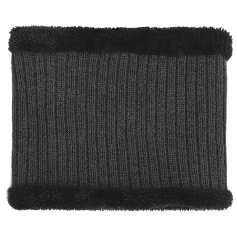 Высококачественная модная теплая зимняя мужская шапка Skullies Beanies, вязаная шапка, Мужская шапочка, модная шапка - Цвет: Gray-a