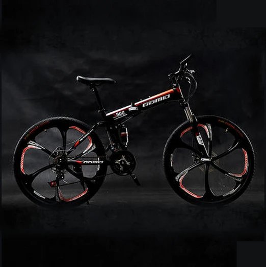 D black red X-Front бренд горный велосипед 26 дюймов колеса 21/24/27 скорость рама из углеродистой стали горный велосипед Открытый Горные складной велосипед MTB велосипеда - Цвет: D black red