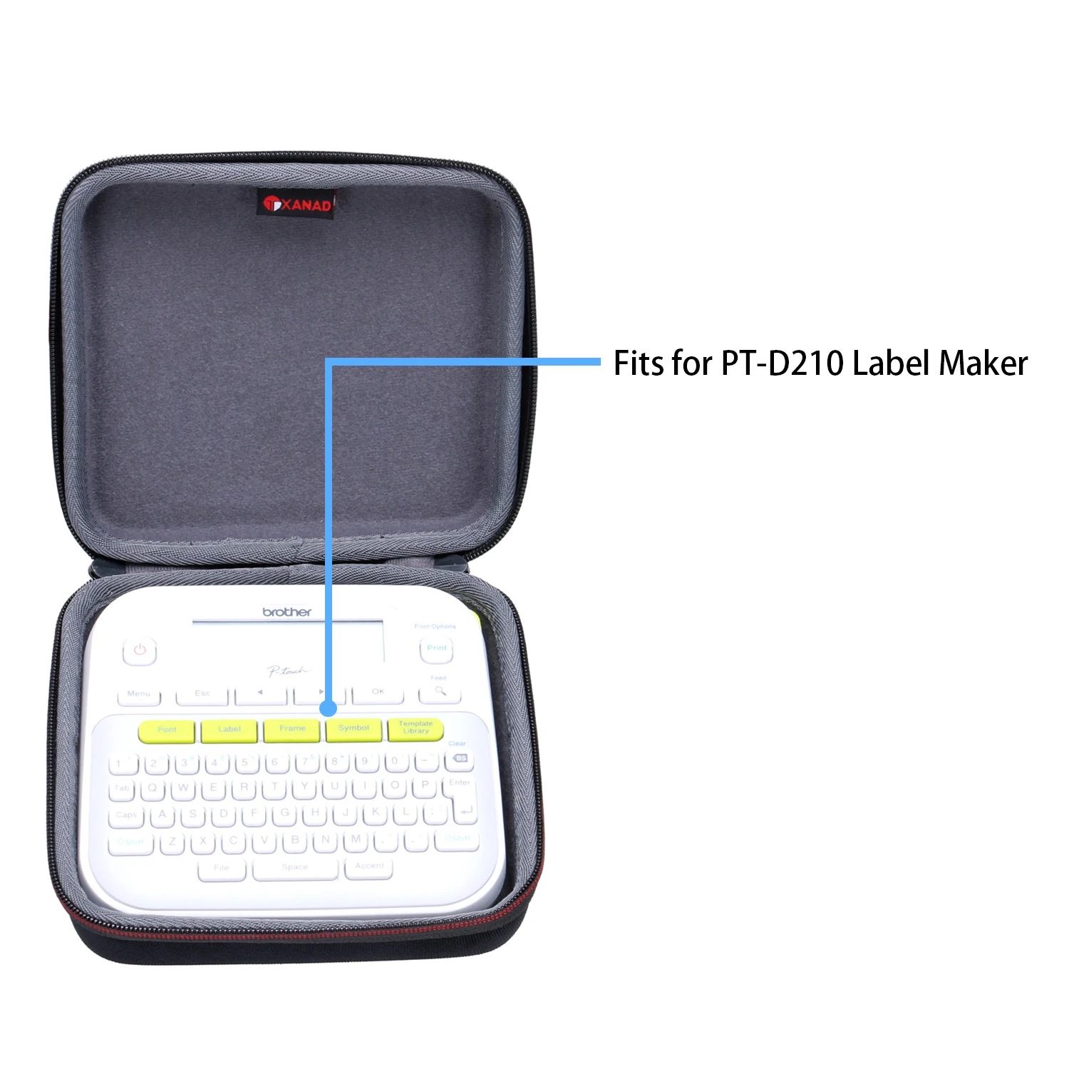 XANAD EVA Жесткий Чехол для Brother P-Touch PT-D210 производитель этикеток