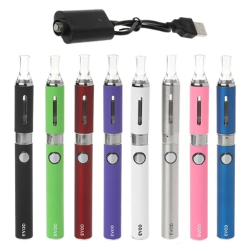 

Electronic Cigarette Atomizer Battery Vape Pen + Charger Kit MT3 650mAh For EVOD