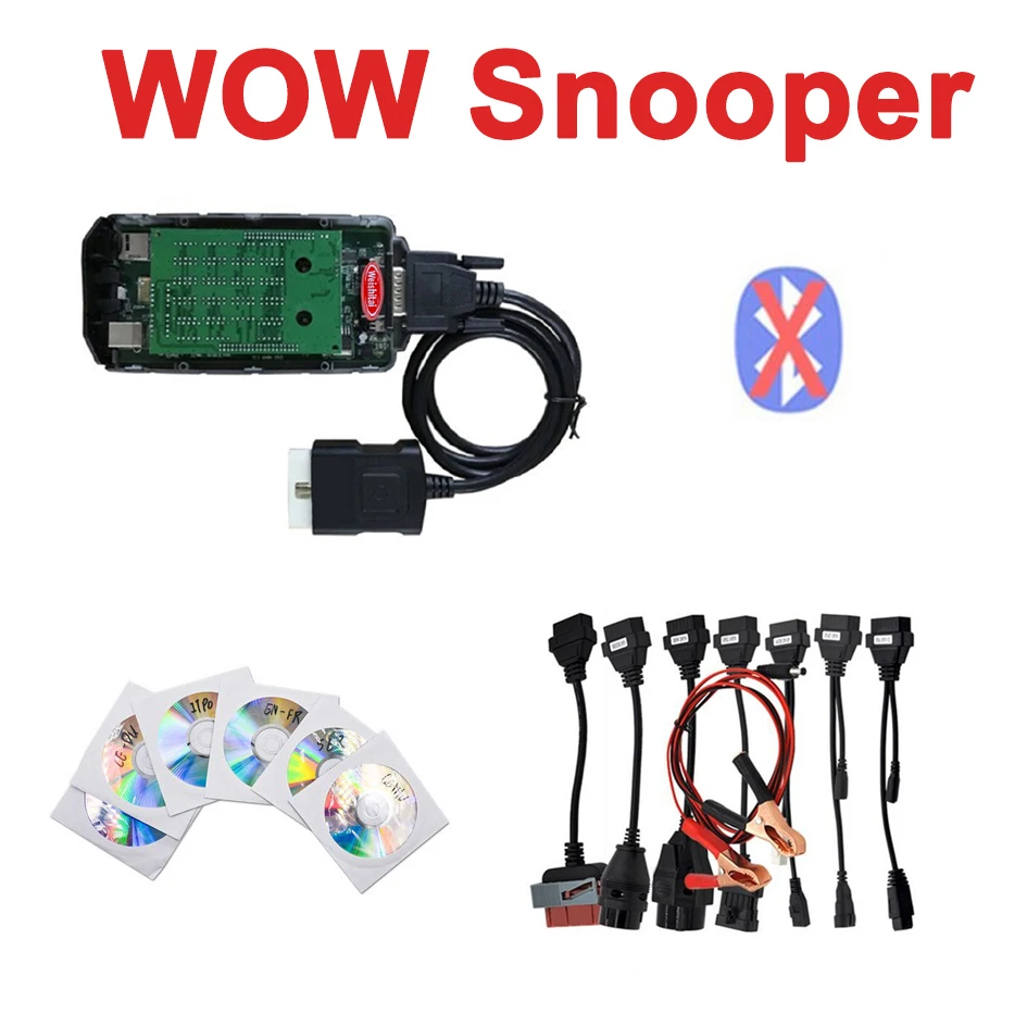 Супершпионское vd ds150e cdp v5.008 R2 Автосканер на CD nec Реле bluetooth wow cdp pro plus для белобочка wow Вюрт автомобиль obd2 сканер - Цвет: Without Bluetooth