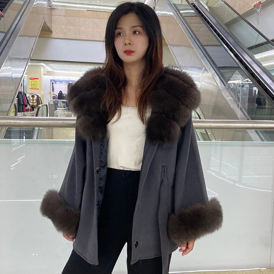 Best Selling Fur Coat Women Natural Fox 