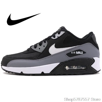 

Original NIKE AIR MAX 90 ESSENTIAL Men's Running Shoes Comfortable Sport Outdoor Sneakers AJ1285-018 Tenis Nike Air Max 90