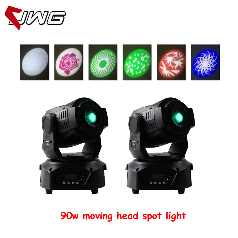 

Free Shipping 2pcs/lot High Brightness 90W White LED Lyre Spot Moving Head Light 3-Facet Prism DMX DJ Disco Party Stage Effect