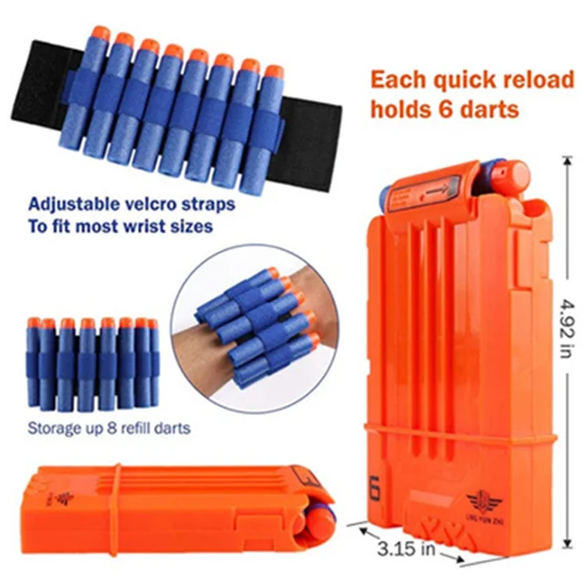 Outdoor Toy Suit for Nerf Gun Tactical Equipment Gun Bullet Magazine Accessories Bullet Clip Compatible Nerf Gun Boy Gift 6