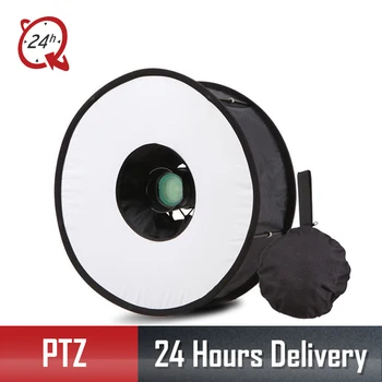 

New 45CM Ring Soft box Speedlite Round Style Diffuser Reflector Flash Light Shoot Soft Box Foldable For Nikon Canon Camera