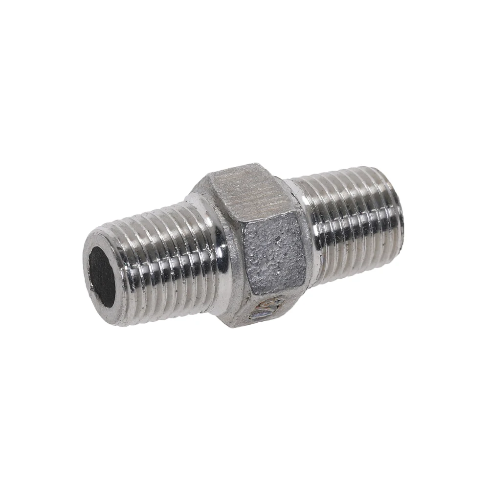 1 шт. шестигранная труба с наружной резьбой 1/8 дюйма|straight connector|pipe fittingsmale thread |