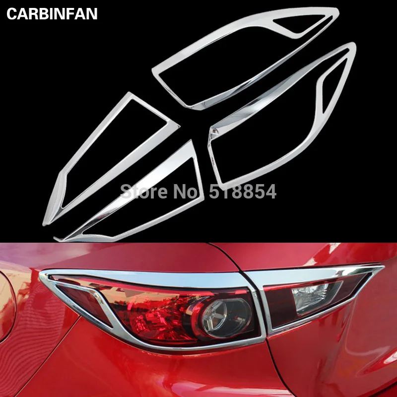 Аксессуары для MAZDA 3 AXELA 2014 2015 2016 4-дверный седан хромированный задний светильник