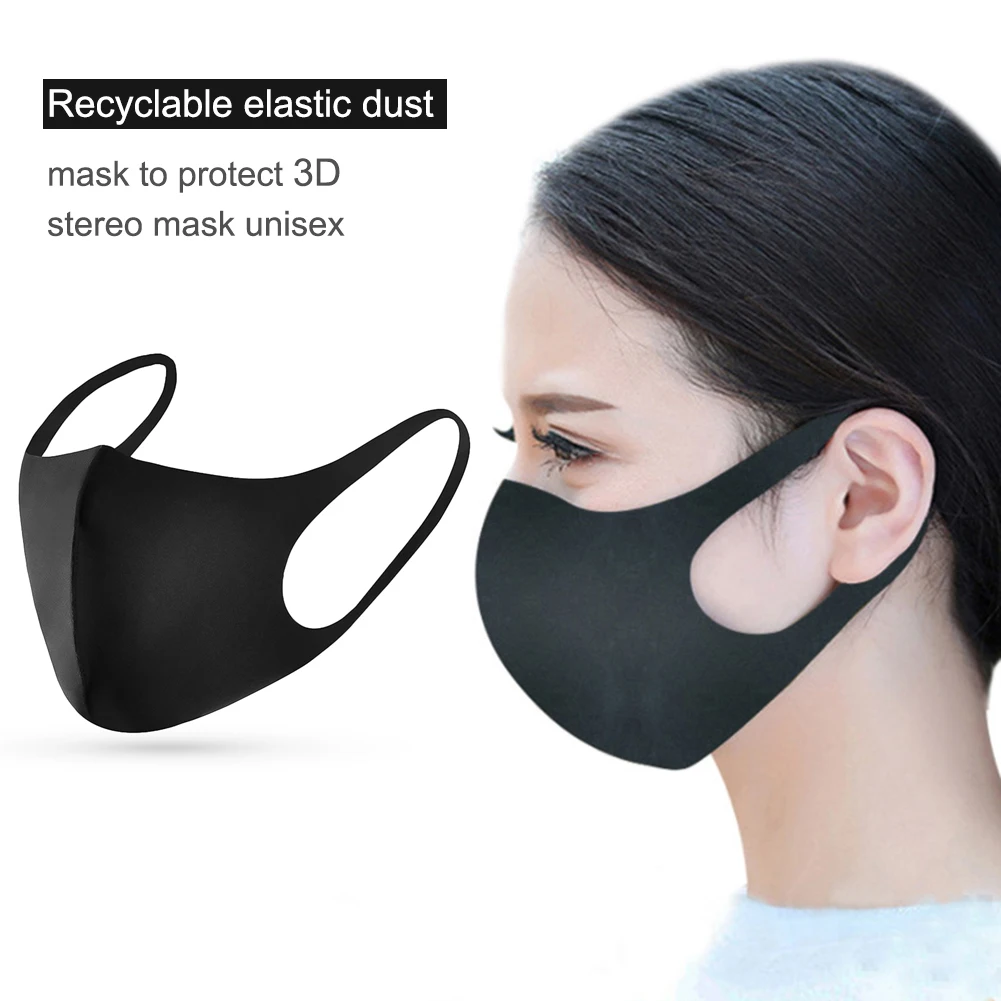 

1pcs Breathable Recycle Mask Anti-dust Washable Reusable Mouth Muffle Unisex Face Nose Protection Personal protective mask