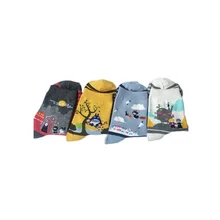 Wholesale Japanese Hayao Miyazaki Women Ankle Sock Totoro Striped Pattern Cotton Tube Girl Student Socks