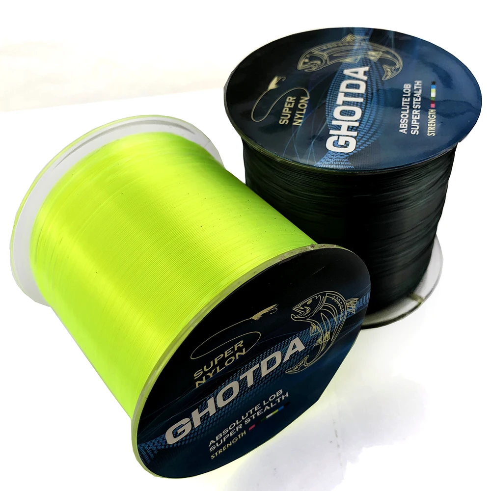 Ghotda 2pcs 500m Nylon Fishing Line Japanese Durable Monofilament Rock