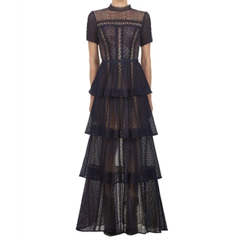 

2020 summer woman long lace dresses