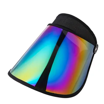 

Anti-spit Protection Hat Protective Adjustable Face Mask + Sports Outdoor Shade Anti-UV Windproof Waterproof Empty Top Hat Cap