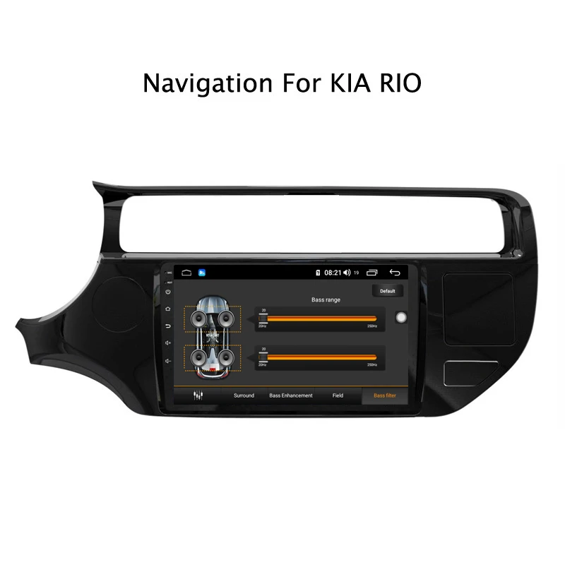 Clearance Ectwodvd 9inch Andriod 8.1 Car DVD GPS For Kia Rio K3 2012-2016 4G RAM 64G ROM CarPlay DSP 4G LTE with WIFI 6