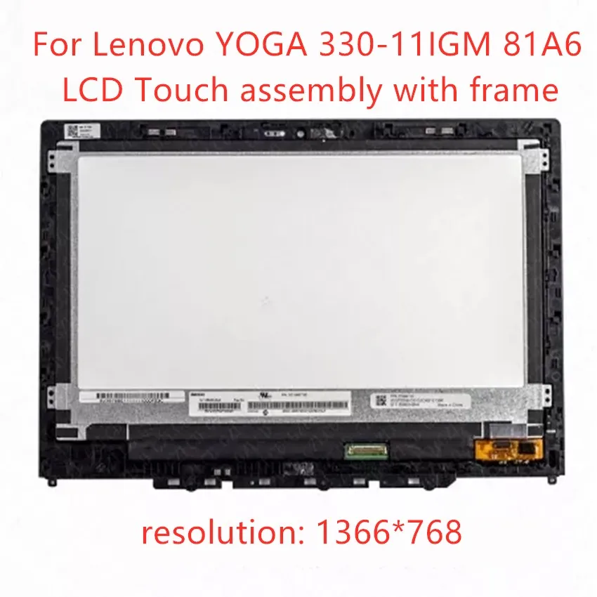 ЖК-дисплей 11 6 дюйма для Lenovo YOGA 330-11IGM Yoga 330-11 Yoga330-11igm Flex Flex6-11 ЖК-экран с дигитайзером