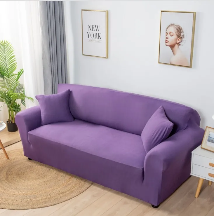 

Stretch Slipcover Sectional Elastic Stretch Sofa Cover for Living Room Couch Cover L Shape Corner Armchair Cover 1/2/3/4 Seater