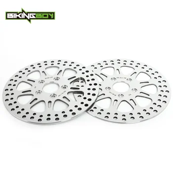 

BIKINGBOY 11.5" Front Rear Brake Discs Disks Rotors For Sportster 883 XLH 84-99 1000 XLX 84-85 1100 XLH 85-88 1200 XLH 90-99