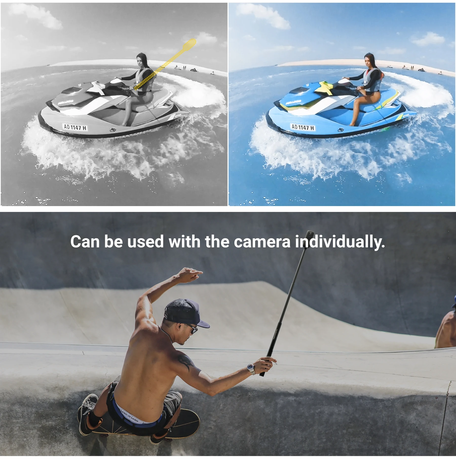 Acessórios para câmera de vídeo 360º