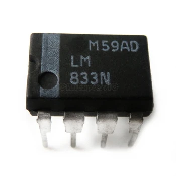 

10pcs/lot LM833N DIP8 LM833 DIP IC In Stock