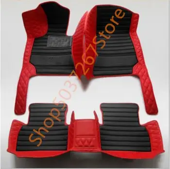 

MSUEFKD Floor mats Fit for 2010-2019 Ford Mustang full range luxury custom waterproof Car floor mats Trunk mat