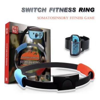 

Fitness Ring Set For Nintendo Switch Joycon Ring Fit Adventure Game Ring Con with Leg Strap Ringcon