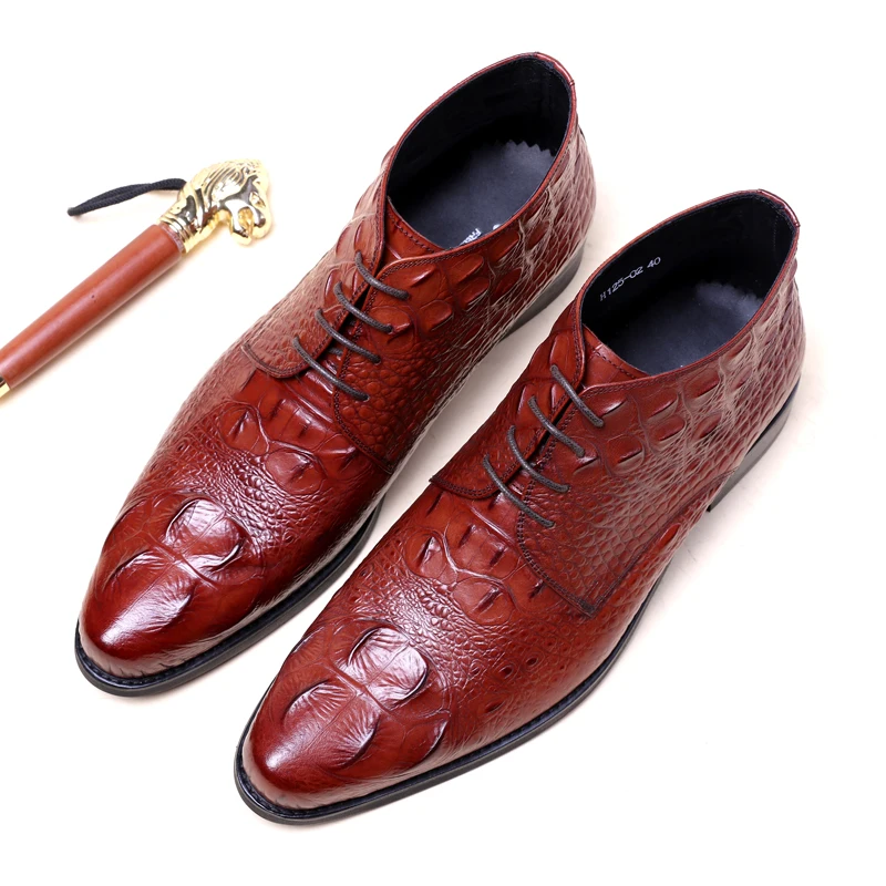 alligator skin boots mens