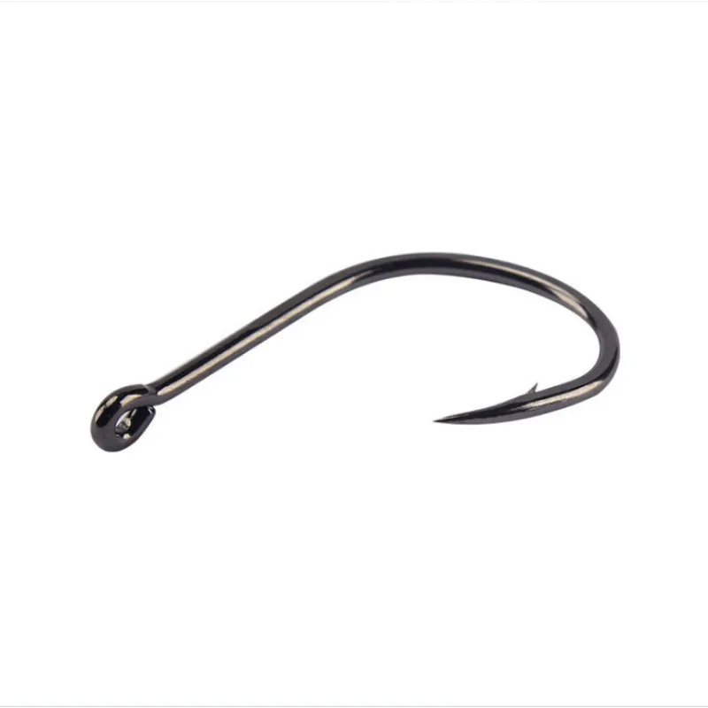 Фото Рыболовные крючки Mustad Strength Stream Seapole, колючий крючок из высокоуглеродистой стали с кольцом, рыболовные крючки, Лидер продаж №4