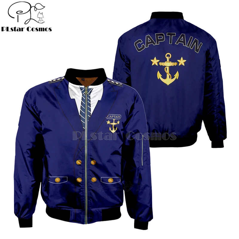 

Party cosplay Costume Cowboy Pirate Captain Prisoner Clown Tuxedo Police Pilot Uniform Naval crew 3D bomber jackets Hoodies-6