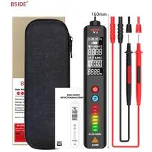 BSIDE – testeur de tension grand écran LCD, fil sous tension/neutre, point de rupture, localisateur sans Contact, capteur de tension AC DC