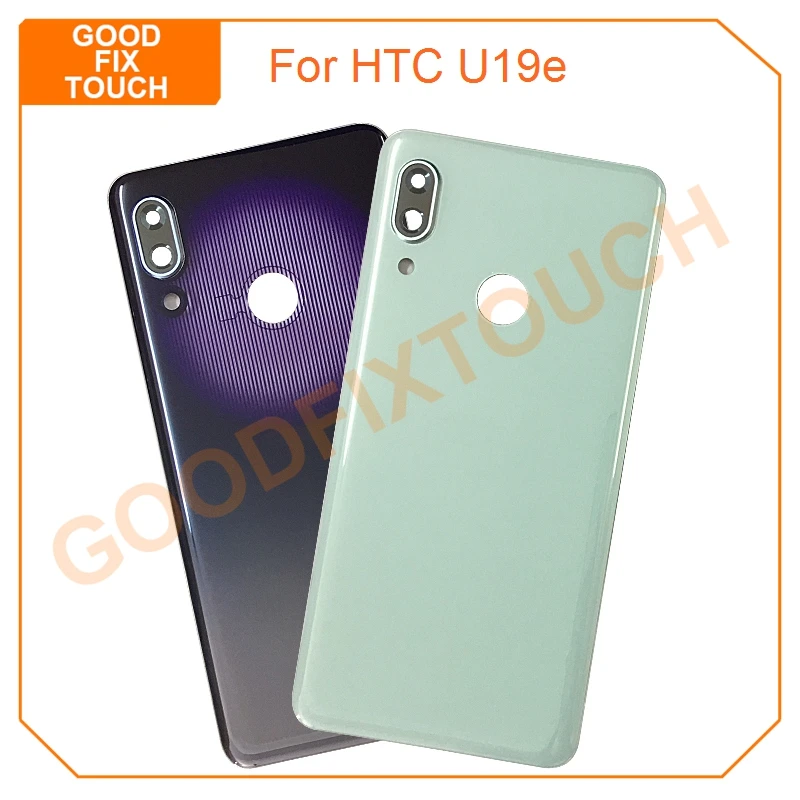 10 шт. оригинальная задняя крышка для htc U19e U19 19e Крышка для батареи Чехол для U19 E с объективом камеры стекло задняя дверь корпус