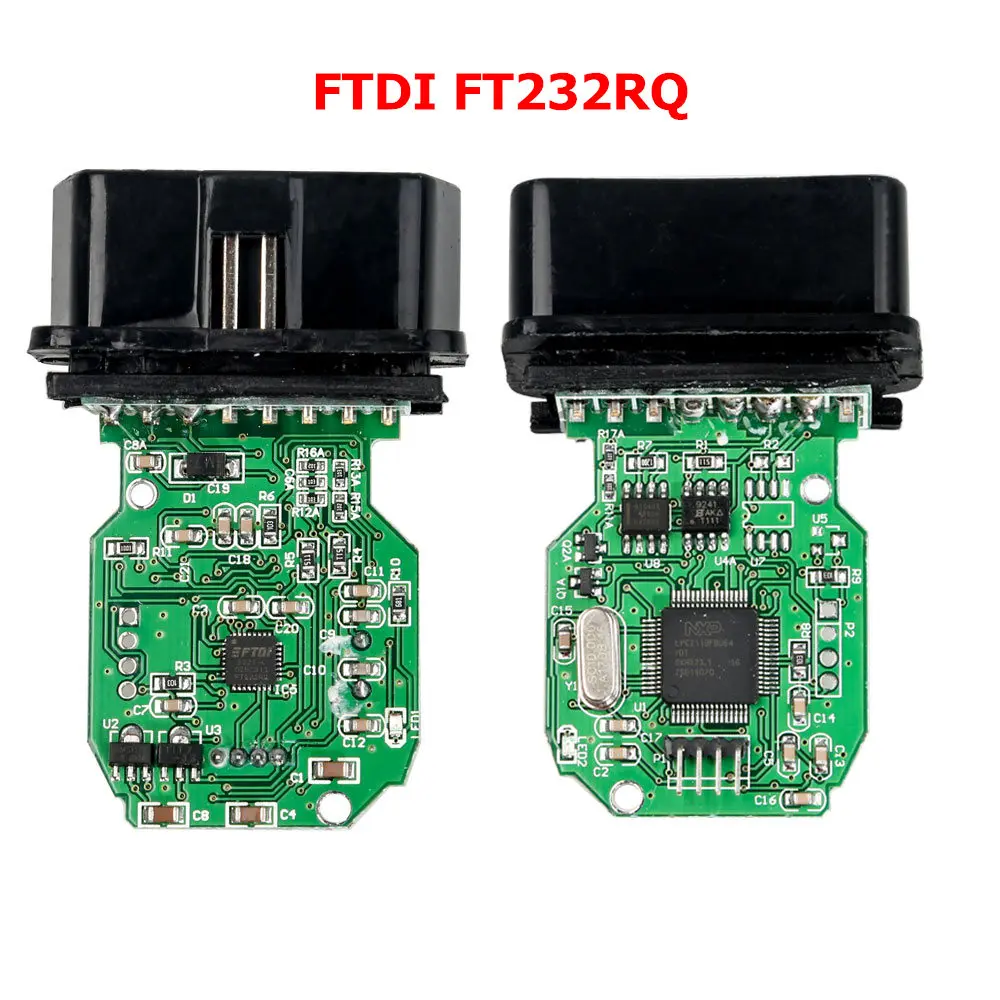 FT232RQ Мини VCI j2534 V14.20.019 Диагностика автомобиля OBD2 Стандартный инструмент для Toyota TIS Techstream мульти-язык - Цвет: FT232RQ