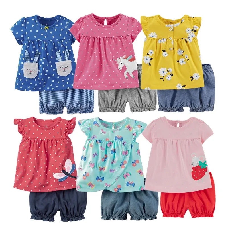 Flamingo Riding Tricycle Baby Girl Long Sleeve Bodysuit Kid Pajamas