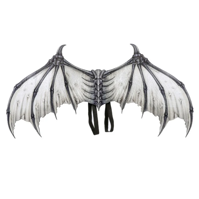 Halloween Demon Bone Wings Cosplay Costumes Props Men Women Adult Child Halloween Terror Limb Dress Up Costume Accessory - Цвет: W