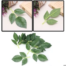 Искусственные шелковые листья розы для украшения свадьбы DIY Скрапбукинг Ремесло