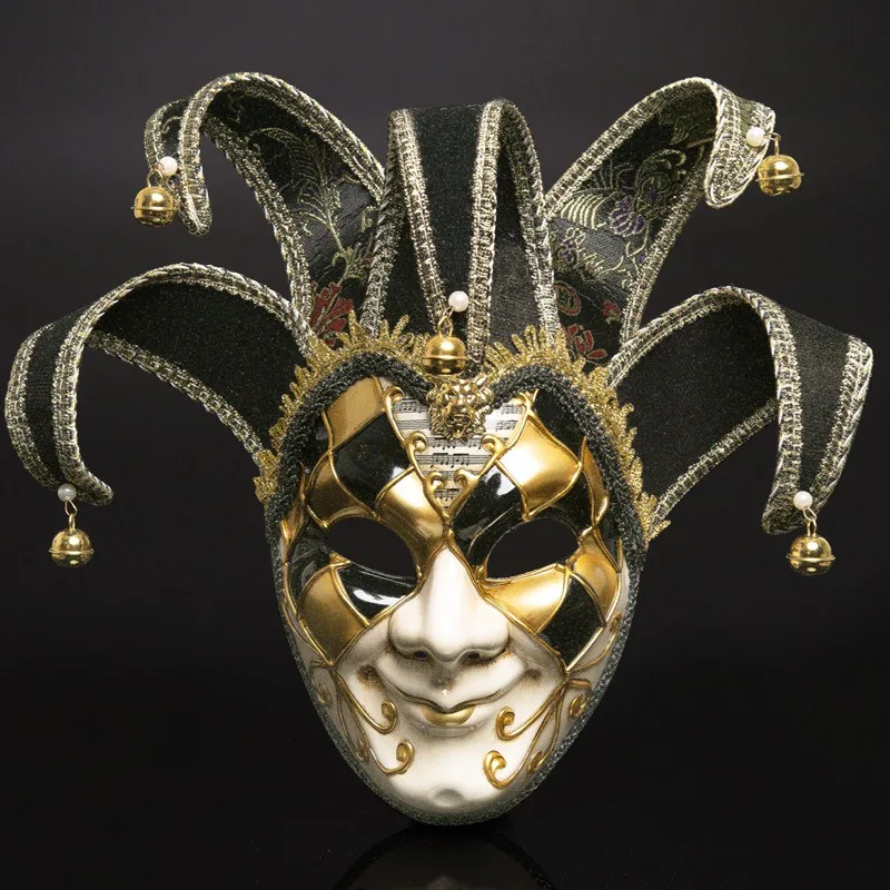 X Хэллоуин Венеция Италия полное лицо Античная маска маски для костюмированной вечеринки Хэллоуин Маскарадная маска - Цвет: B