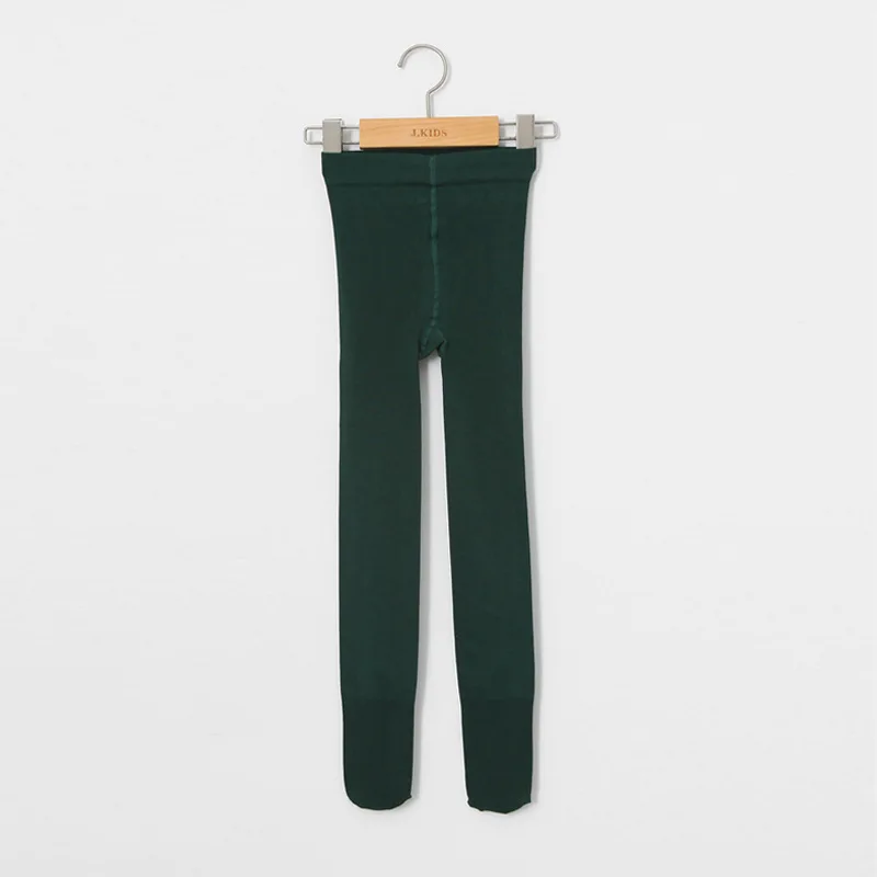 Модные леггинсы для девочек, штаны детские длинные брюки детские плотные цветные штаны-скинни, Одежда Осенние леггинсы для девочек от 4 до 11 лет, LZ521 - Цвет: mo green