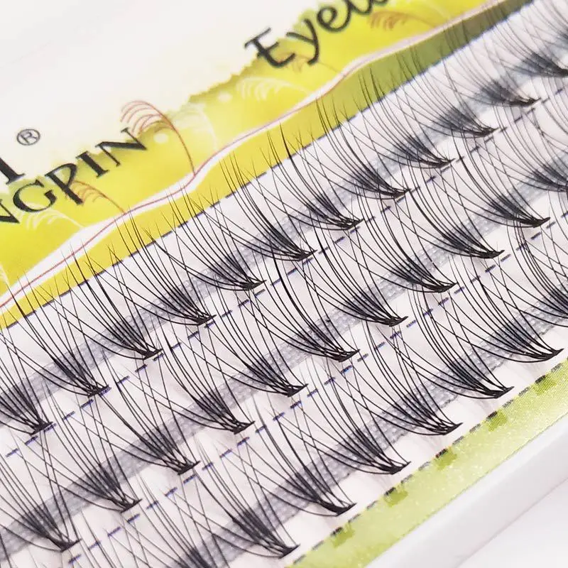 

60pcs 8/10/12mm professional makeup eyelashes single cluster eyelashes grafting false eyelashes high quality eyelashes
