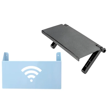 

1 Pcs Routers Storage Box Racks Router Storage Boxes & 1Pcs Sn Top Shelf Sn Shelf Monitor Riser Desktop