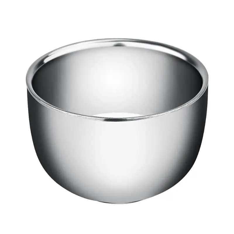 Нержавеющая сталь кофе молоко кружки эспрессо двойной слой мини утолщенное мыло чашка теплоизоляция гладкая чашка для бритья для мужчин кувшин