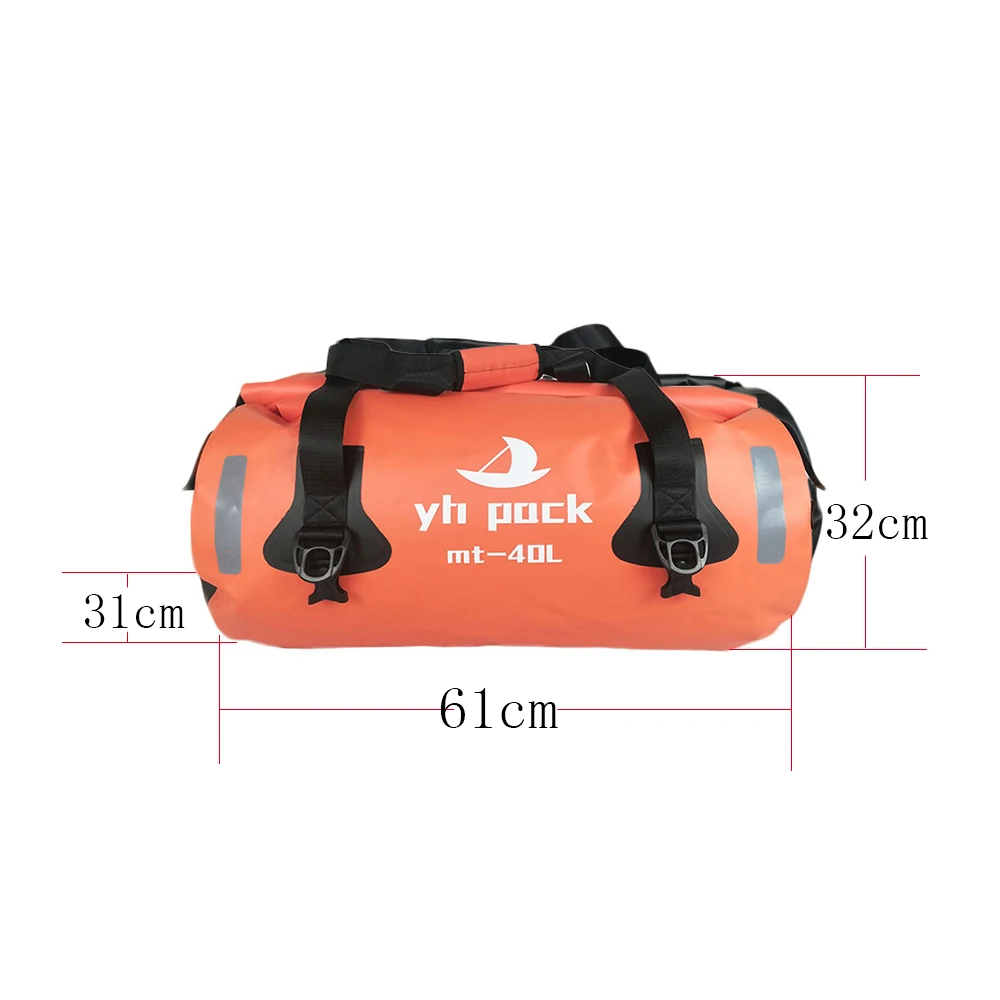 Motorcycle Travel Dry Bag Waterproof duffle Bag 40L/66L/80L /90L/Motorbike Moto Luggage Motorcycle Rear Seat Tail