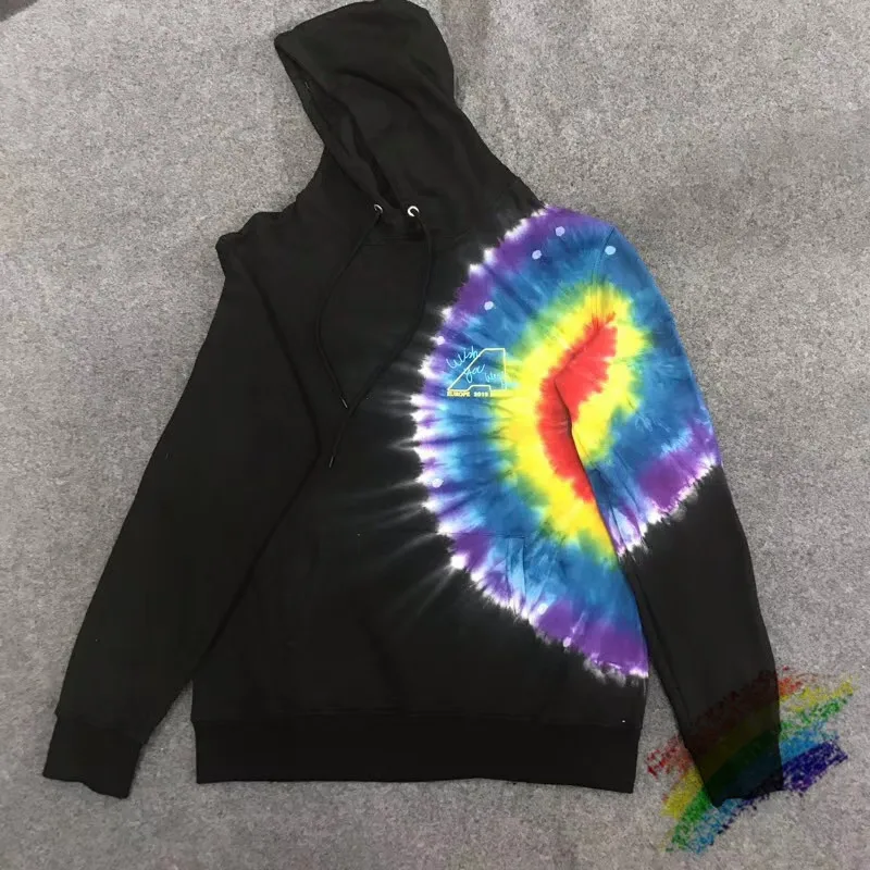 Travis Scott Europe tour Tie Dye Astroworld толстовка с капюшоном для женщин и мужчин высокое