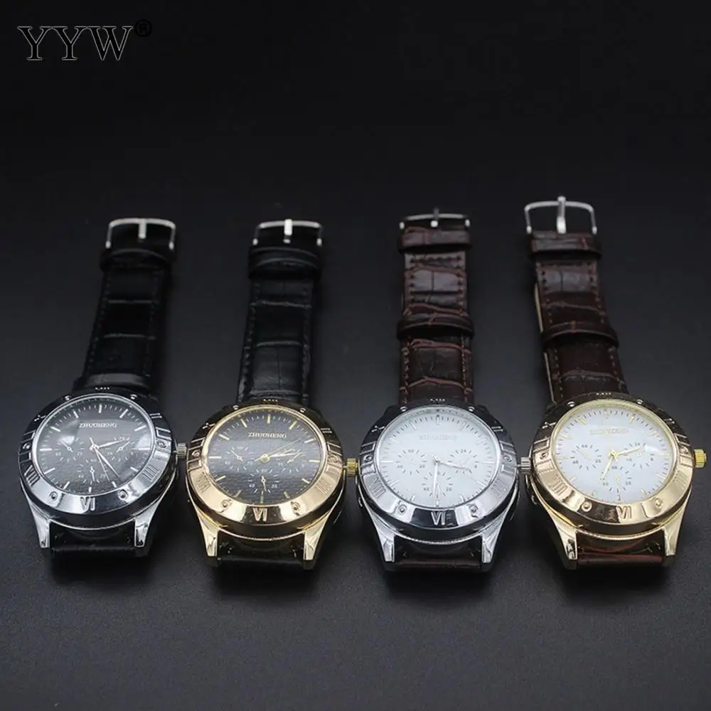USB Charging Cigarette Lighter Man Watch Alloy Usb Lighter Pu Leather Strap Encendedor Esqueiro Cakmak Electronicos Lighters