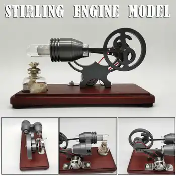 

NEW Hot Air Stirling Engine Model Electric Generator Motor Physics Steam Power Education Toy Science Experiment Kit Set