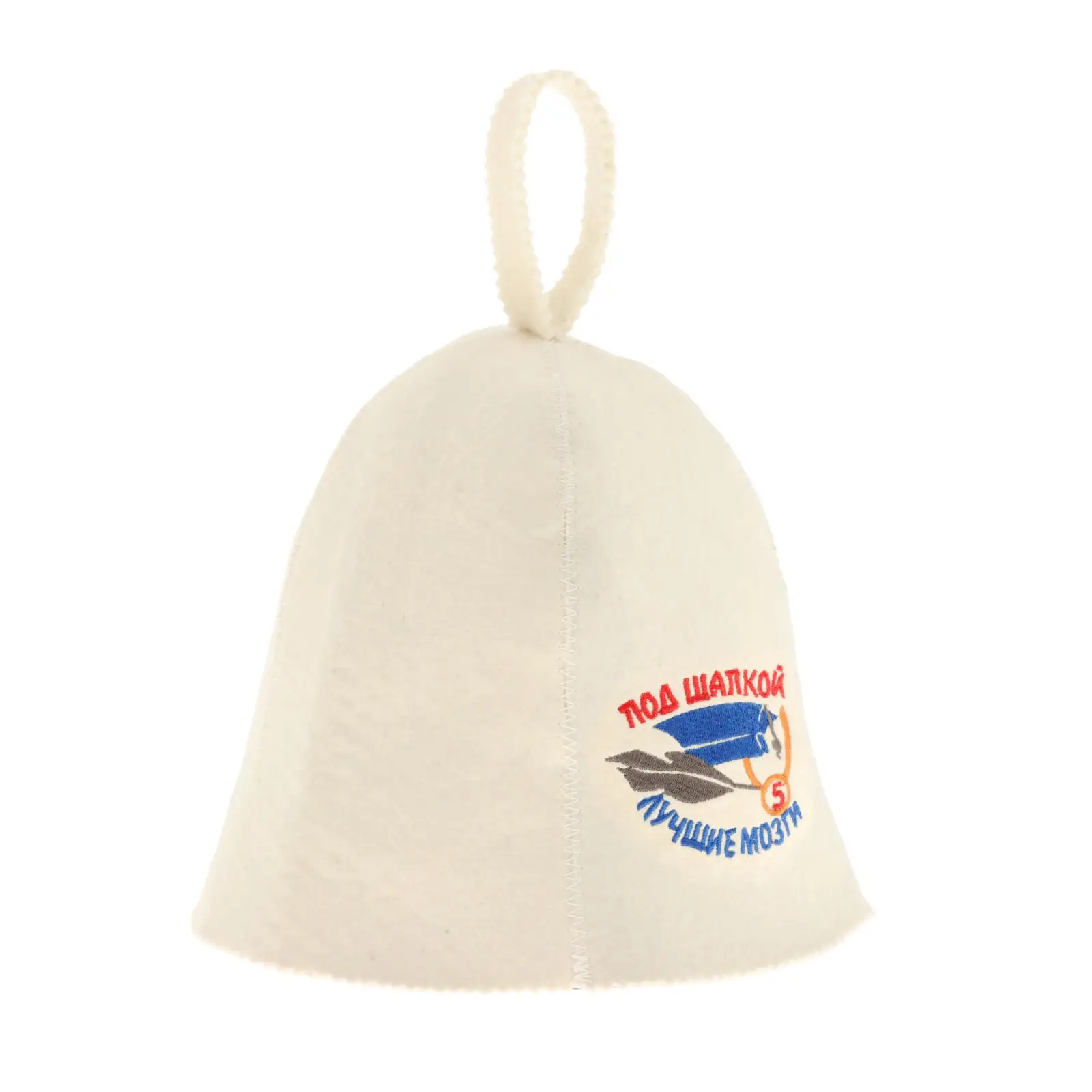 100% Wool Felt Hat Cap Sauna Russian Banya Bath House Head Protection for Spa 