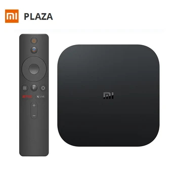 

(PLAZA)Versión Global Xiaomi Mi Box S Smart TV Box Android 8.1 4K HDR Quad Core 2G 8G WIFI Google Cast Netflix Set top Box