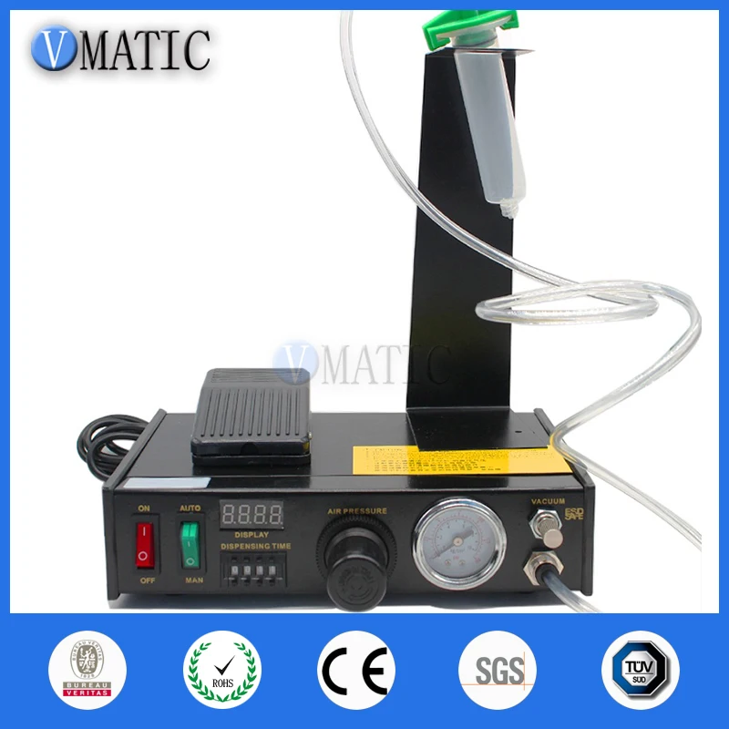 

Free Shipping 220V Auto Glue Dispenser Solder Paste Liquid Controller Dropper SP983 Dispensing System