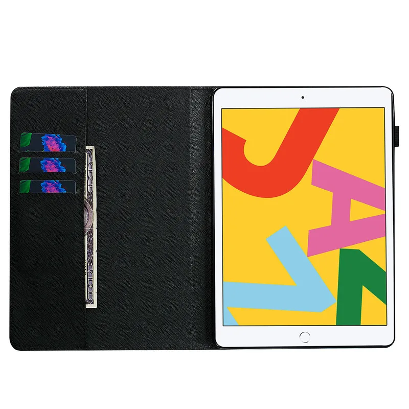 Wekays Coque для iPad 10,2 с рисунком бабочка кожаный чехол для iPad 10,2 7th поколения A2200 A2198 A2232 крышка чехол s