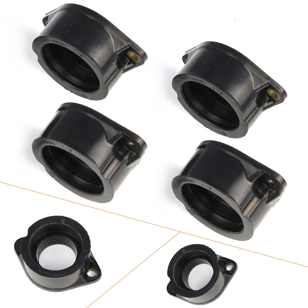 4Pcs/Set Motorcycle Carburetor Intake Manifold Interface Adapter Joint Boot For Kawasaki ZN1100 LTD Shaft 1984 1985 16065-1131 | Автомобили