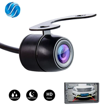 

SINOVCLE 170 Degree Car Rear View Camera Waterproof Parking Sensor System HD CCD Auto Built-in Distance Scale Lines