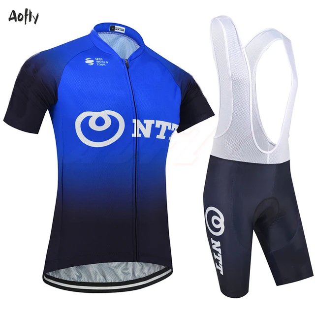 US $11.65 New 2020 TEAM NTT cycling jersey 9D bike Shorts suit mtb Ropa mens summer quick dry pro CYCLING shi